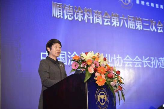 中國涂料工業(yè)協(xié)會孫蓮英會長受邀出席順德涂料商會20周年慶典