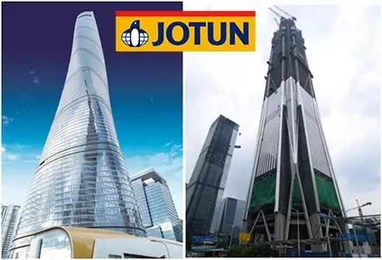 (左圖)上海中心/(右圖)深圳平安金融中心