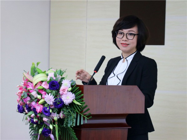 國貿部總經理宋欣怡發言